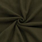 Ткань на отрез флис 501 цвет Хаки (двусторонний)