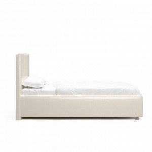 Кровать «Алькасар» без ПМ, 180 ? 200 см, встроенное основание, экокожа, цвет бежевый