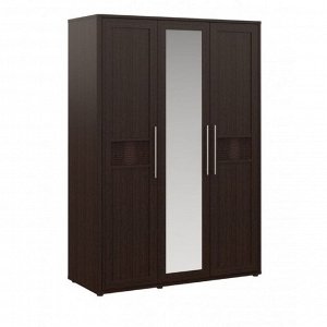 Шкаф 3-х дверный «Токио», 1510 ? 590 ? 2140 мм, цвет венге