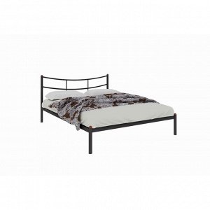 Кровать «Софья», 1200 ? 1900 мм, металл, цвет чёрный