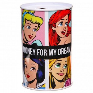 Копилка "My money, my dreams", Принцессы 6,5 см х 6,5 см х 12 см
