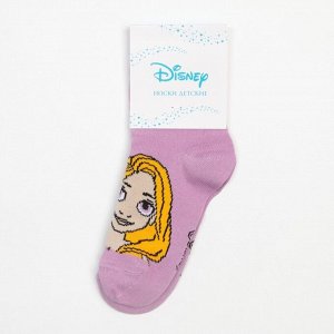Носки для девочки «Рапунцель» Принцессы DISNEY, 14-16 см, фиолетовые