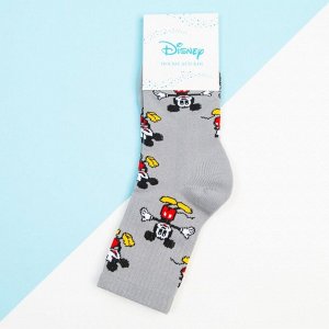 Носки для мальчика «Микки Маус», Disney, 16-18 см, цвет серый
