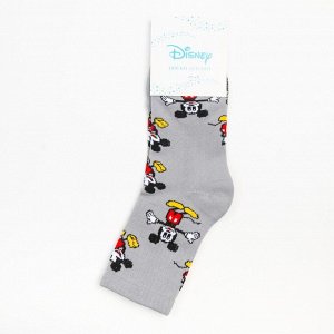 Носки для мальчика «Микки Маус», Disney, 16-18 см, цвет серый