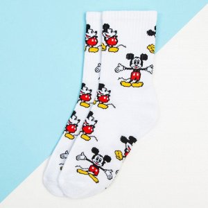 KAFTAN Носки для мальчика «Микки Маус», Disney, 16-18 см, цвет белый