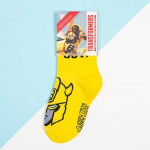 KAFTAN Носки для мальчика «Бамблби», Transformers, 14-16 см, цвет жёлтый