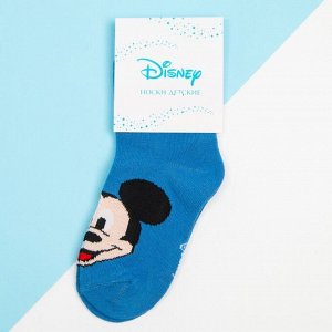 Носки для мальчика «Микки Маус», DISNEY, 14-16 см, цвет синий