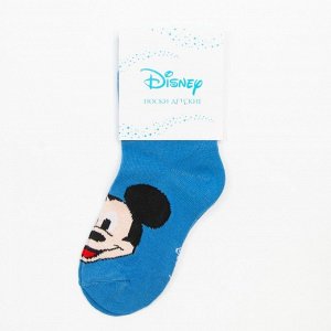 Носки для мальчика «Микки Маус», DISNEY, 14-16 см, синие
