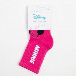 Носки для девочки "Minnie", DISNEY, 14-16 см, цвет розовый