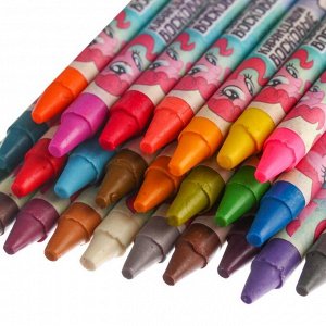 Восковые карандаши, набор 36 цветов, My Little Pony
