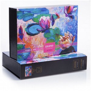 Пазл 500 эл. Hatber Premium ""Legend Art Series. Кувшинки"", подарочная коробка + Постер