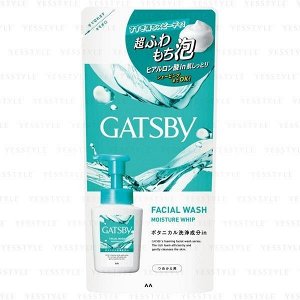 Мусс для умывания GATSBY, для жирной и проблемной кожи Moisture Whip, аромат цитруса, 130гр/Япония