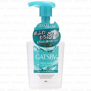 Мусс для умывания GATSBY, для жирной и проблемной кожи Moisture Whip, аромат цитруса, 150гр/Япония