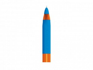 Ручка шариковая Berlingo ""Skyline"" светло-синяя, 0,7мм, игольчатый стержень, грип