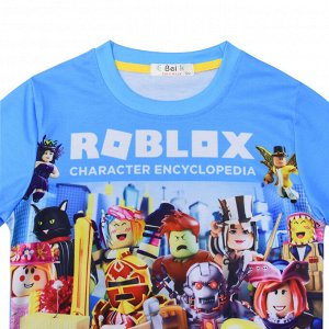 Детская пижама Roblox, цвет голубой