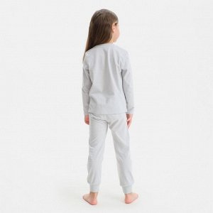 Пижама детская (джемпер, брюки) KAFTAN Sister, р.30 (98-104), серый