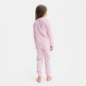 Пижама детская (джемпер, брюки) KAFTAN "Sister", цвет розовый