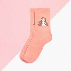 Носки для девочки KAFTAN "Girl", 23-25 см, цвет розовый