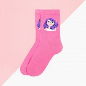 Носки для девочки KAFTAN &quot;Beatiful girl&quot;, 20-22 см, цвет розовый