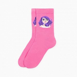 Носки для девочки KAFTAN &quot;Beatiful girl&quot;, 20-22 см, цвет розовый