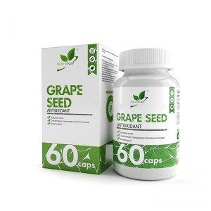 Добавки растительные NaturalSupp Grape seed extract 200mg 60 caps