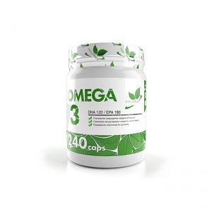 Омега - 3, Жирные кислоты NaturalSupp Omega 3 300mg 240 caps