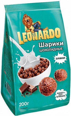 Готовый завтрак «Шоколадные шарики» Leonardo, 200 г