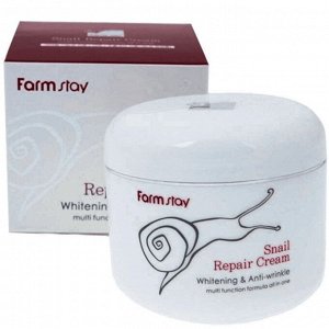 Farm Stay Восстанавливающий крем с экстрактом улитки Snail Repair Cream, 100 гр