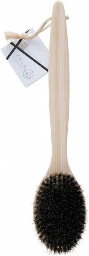 OH:E Bath Mate Natural Wood - длинная деревянная щетка для бани