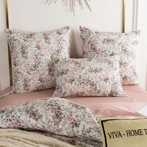 Viva home textile Комплект постельного белья Делюкс Сатин на резинке LR434