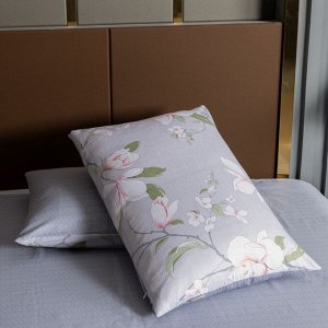 Viva home textile Комплект постельного белья Делюкс Сатин на резинке LR436