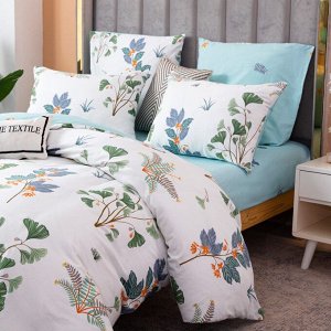 Viva home textile Комплект постельного белья Делюкс Сатин на резинке LR400