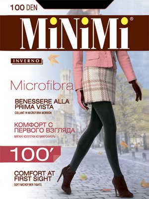 MiNiMi MICROFIBRA колготки микрофибра 100 den nero р.2 (S) 1шт / шт / 628084