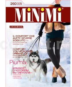 MiNiMi PIUMA колготки микрофибра с флисом 260 den nero р.2 (S) 1шт / шт / 512345