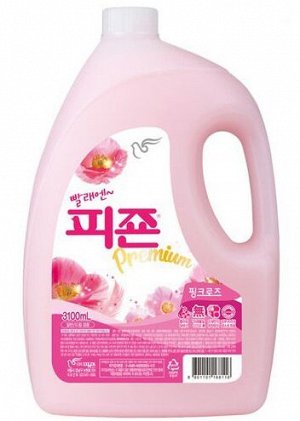 Кондиционер для белья с ароматом розы Pigeon Rose Softener 3100мл, бутылка