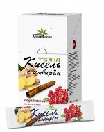 Кисель имбирный &quot;Брусничный&quot; с корицей и имбирем