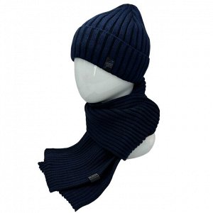 Шапка мужская на флисе + шарф
