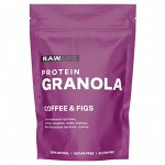 Гранола протеиновая &quot;PROTEIN GRANOLA COFFEE &amp; FIGS&quot; Raw Life, 220 г