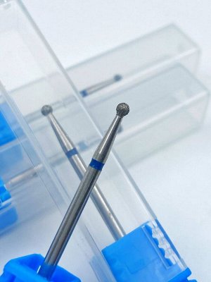 Фреза алмазная шар (синяя)  d=0.20мм для маникюра
