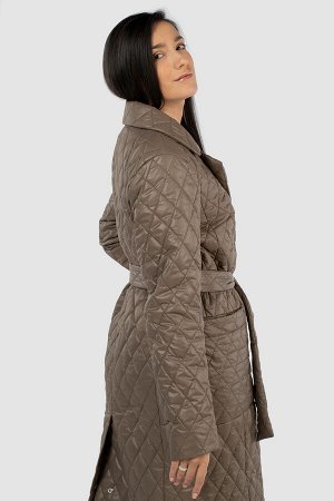 01-11384 Пальто женское демисезонное (пояс)