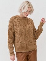 Джемпер женский 7232-40213   5300616 карамельный кофе