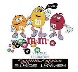 Термотрансфер "M&M’s", 18*18,2 см