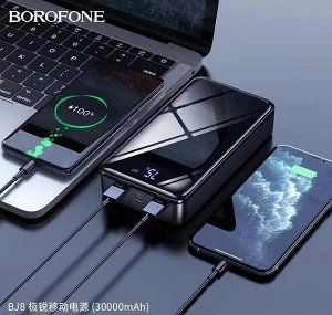 Портативный аккумулятор Power Bank BOROFONE BJ8 30000 mAh 2*USB внешний аккумулятор