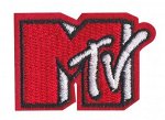 Нашивка вышитая &quot;MTV&quot;, 5,7*4 см