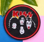 Нашивка-аппликация-&quot;Kiss&quot;, 8,3 см