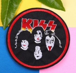 Нашивка-аппликация-"Kiss", 8,3 см