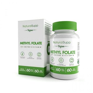 Витамины отдельные NaturalSupp Methyl Folate (B9) 400mсg 60 veg caps