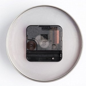 Часы-наклейка, серия: DIY, "Клермонт", плавный ход, d-120 см, 1 ААА, серебро