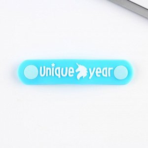 Набор держатель для провода+кабель micro USB Happy New Year, 1А, 1м