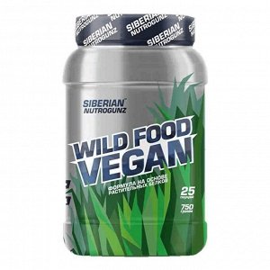 Протеин SIBERIAN NUTROGUNZ Wild Food Vegan - 0,75 кг